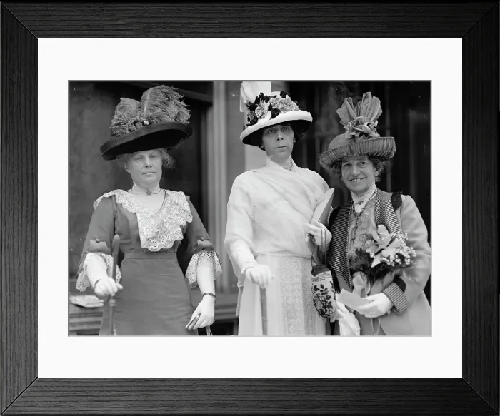 Framed Print : Dolly Madison Breakfast - Mrs. Pickford, Mrs. Champ Clark, Mrs. C.H. Mcdonnell, 1912. Creator: Harris & Ewing. Dolly Madison Breakfast - Mrs. Pickford, Mrs. Champ Clark, Mrs. C.H. Mcdonnell, 1912. Creator: Harris & Ewing Framed Print : Dolly Madison Breakfast - Mrs. Pickford, Mrs. Champ Clark, Mrs. C.H. Mcdonnell, 1912. Creator: Harris & Ewing. Dolly Madison Breakfast - Mrs. Pickford, Mrs. Champ Clark, Mrs. C.H. Mcdonnell, 1912. Creator: Harris & Ewing