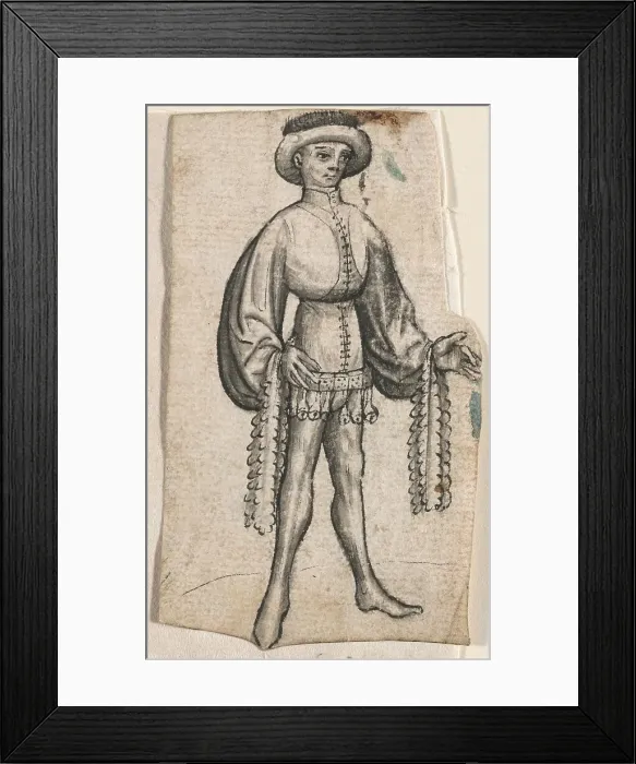 Framed Print : Sappho, c. 1440. Creator: Unknown Framed Print : Sappho, c. 1440. Creator: Unknown