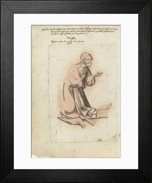 Framed Print : Christ Kneeling in Prayer, c. 1425. Creator: Unknown Framed Print : Christ Kneeling in Prayer, c. 1425. Creator: Unknown