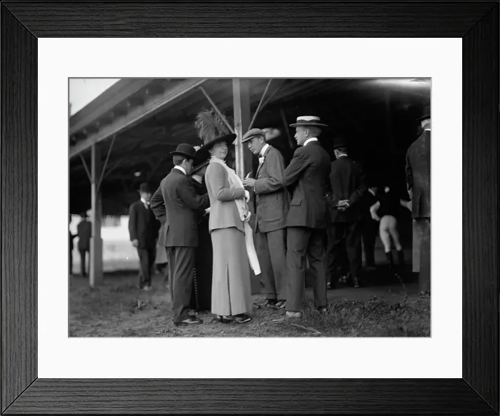 Framed Print : Benning Races. Miss Helen Taft, 1912. Creator: Harris & Ewing. Benning Races. Miss Helen Taft, 1912. Creator: Harris & Ewing Framed Print : Benning Races. Miss Helen Taft, 1912. Creator: Harris & Ewing. Benning Races. Miss Helen Taft, 1912. Creator: Harris & Ewing