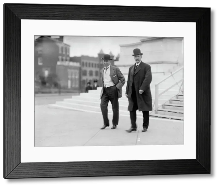 Framed Print : Albert Baird Cummins, Governor of Iowa, (Right), 1911. Creator: Harris & Ewing. Albert Baird Cummins, Governor of Iowa, (Right), 1911. Creator: Harris & Ewing