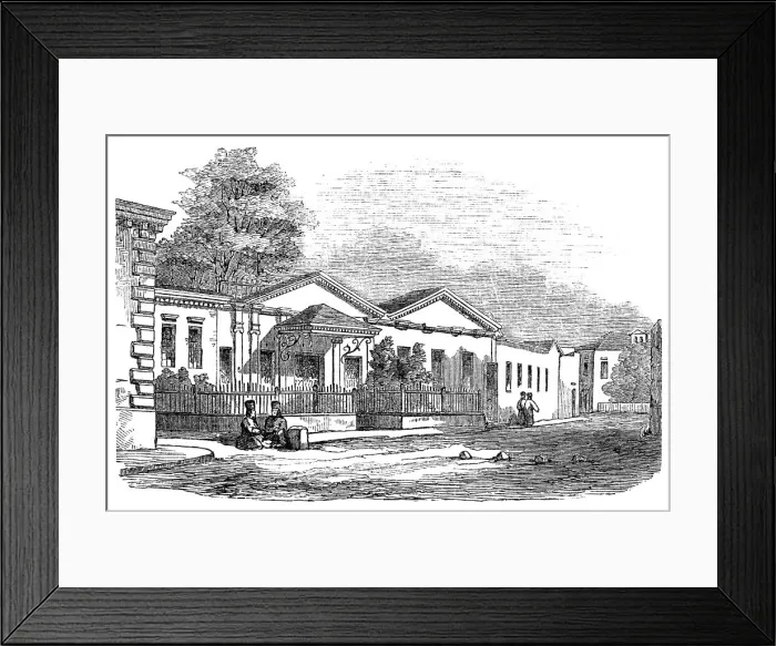Framed Print : Eupatoria - Jews Synagogue and Schools, 1854. Creator: Unknown Framed Print : Eupatoria - Jews Synagogue and Schools, 1854. Creator: Unknown