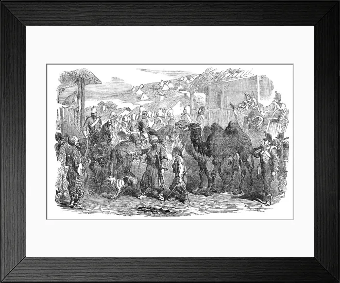 Framed Print : Street in Balaclava, 1854. Creator: Unknown Framed Print : Street in Balaclava, 1854. Creator: Unknown