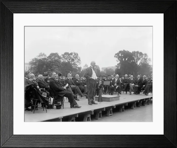 Framed Print : Bible Society Open Air Meeting, East Front of The Capitol - Champ Clark Speaking, 1917. Creator: Harris & Ewing. Bible Society Open Air Meeting, East Front of The Capitol - Champ Clark Speaking, 1917. Creator: Harris & Ewing Framed Print : Bible Society Open Air Meeting, East Front of The Capitol - Champ Clark Speaking, 1917. Creator: Harris & Ewing. Bible Society Open Air Meeting, East Front of The Capitol - Champ Clark Speaking, 1917. Creator: Harris & Ewing