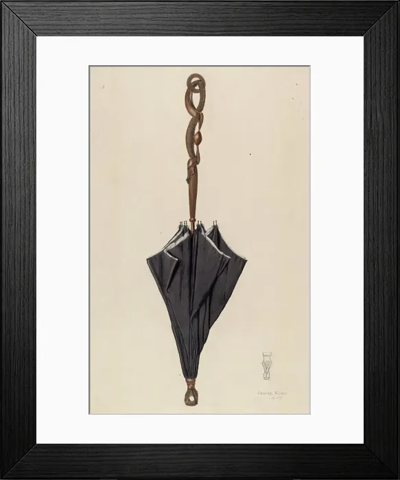 Framed Print : Parasol, 1937. Creator: George Roehl Framed Print : Parasol, 1937. Creator: George Roehl