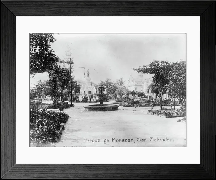 Framed Print : El Salvador- Park Scene In San Salvador, 1911. Creator: Harris & Ewing. El Salvador- Park Scene In San Salvador, 1911. Creator: Harris & Ewing Framed Print : El Salvador- Park Scene In San Salvador, 1911. Creator: Harris & Ewing. El Salvador- Park Scene In San Salvador, 1911. Creator: Harris & Ewing