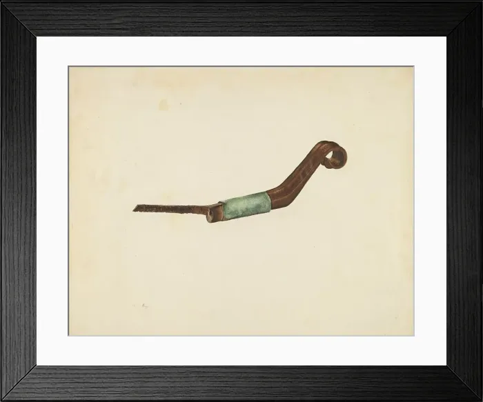 Framed Print : Horseshoeing Tool, 1938. Creator: George Roehl Framed Print : Horseshoeing Tool, 1938. Creator: George Roehl