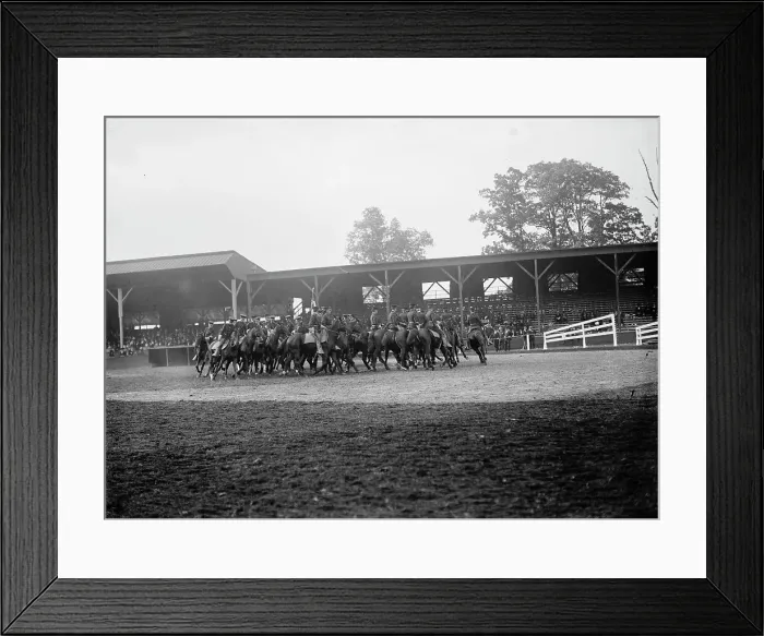 Framed Print : Horse Shows - Demns - By Ft. Myer Cav. 1910. Creator: Harris & Ewing. Horse Shows - Demns - By Ft. Myer Cav. 1910. Creator: Harris & Ewing Framed Print : Horse Shows - Demns - By Ft. Myer Cav. 1910. Creator: Harris & Ewing. Horse Shows - Demns - By Ft. Myer Cav. 1910. Creator: Harris & Ewing