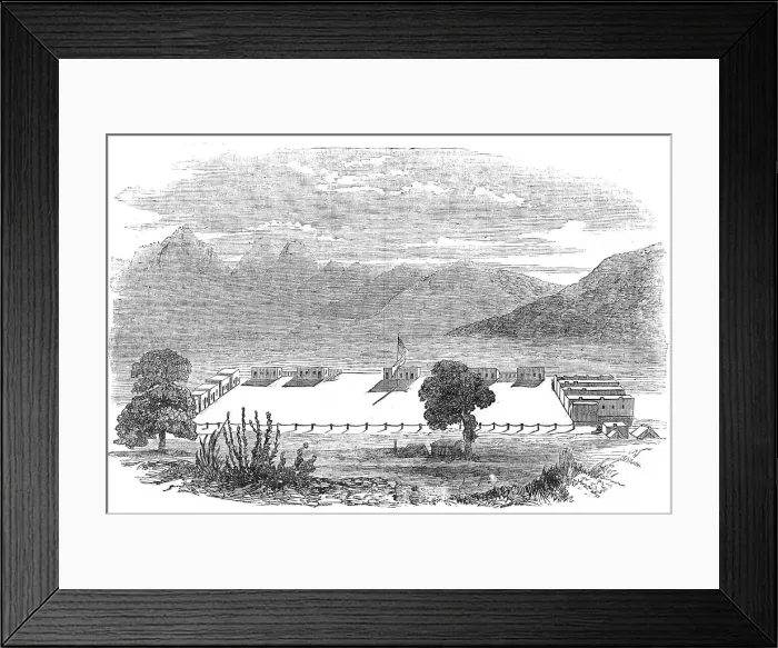 Framed Print : Fort Fillmore, New Mexico, 1854. Creator: Unknown Framed Print : Fort Fillmore, New Mexico, 1854. Creator: Unknown