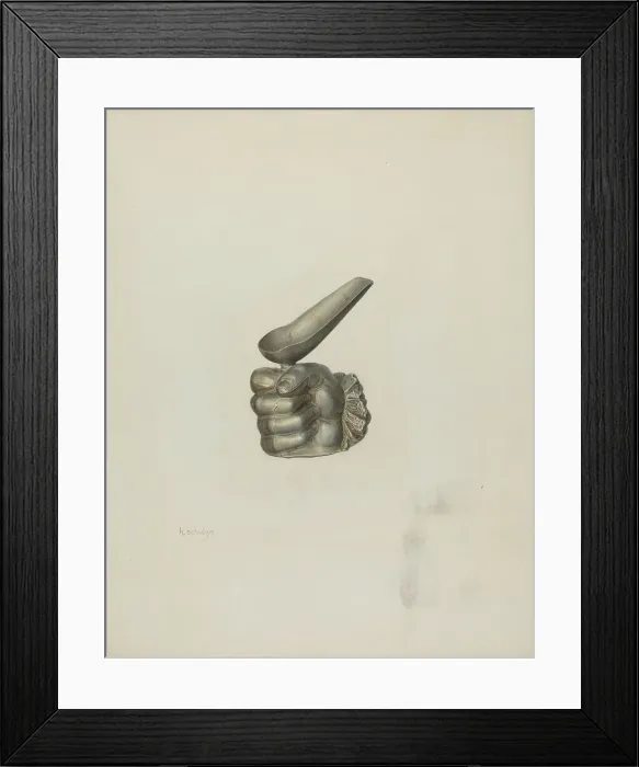 Framed Print : Pipe Stand, c. 1941. Creator: Maud Schmid
