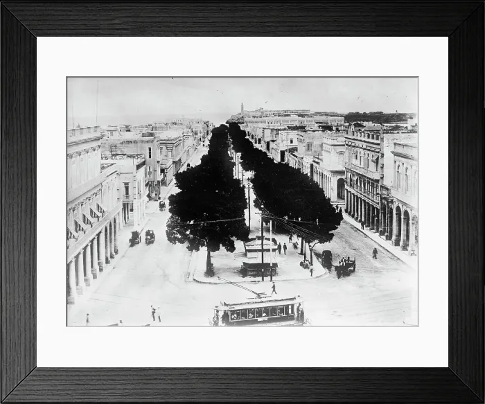 Framed Print : Cuba. Street Scene In Havana, 1911. Creator: Harris & Ewing. Cuba. Street Scene In Havana, 1911. Creator: Harris & Ewing Framed Print : Cuba. Street Scene In Havana, 1911. Creator: Harris & Ewing. Cuba. Street Scene In Havana, 1911. Creator: Harris & Ewing