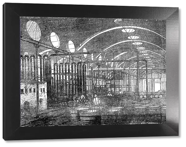 Price's Patent Candle Company - the Bromborough Pool Candle-Works - interior view... 1854. Creator: Unknown