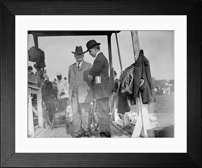 Framed Print : Horse Show - Bailey, Joseph Weldon, Rep. From Texas, 1891-1901; Senator, 1901-1913, 1910. Creator: Harris & Ewing. Horse Show - Bailey, Joseph Weldon, Rep. From Texas, 1891-1901; Senator, 1901-1913, 1910. Creator: Harris & Ewing