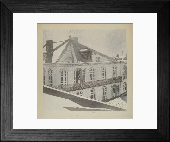 Framed Print : Wrought Iron Balcony Rail, c. 1936. Creator: Arelia Arbo Framed Print : Wrought Iron Balcony Rail, c. 1936. Creator: Arelia Arbo