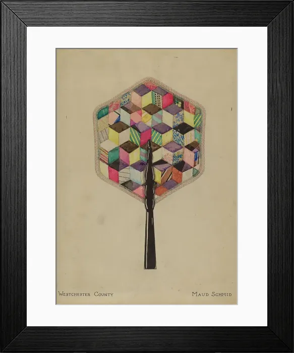 Framed Print : Fire Screen, 1935 / 1942. Creator: Maud Schmid Framed Print : Fire Screen, 1935 / 1942. Creator: Maud Schmid