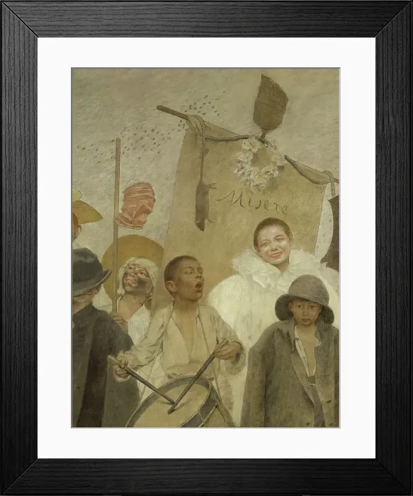 Framed Print : La Vachalcade, between 1896 and 1900. Creator: Fernand Pelez Framed Print : La Vachalcade, between 1896 and 1900. Creator: Fernand Pelez