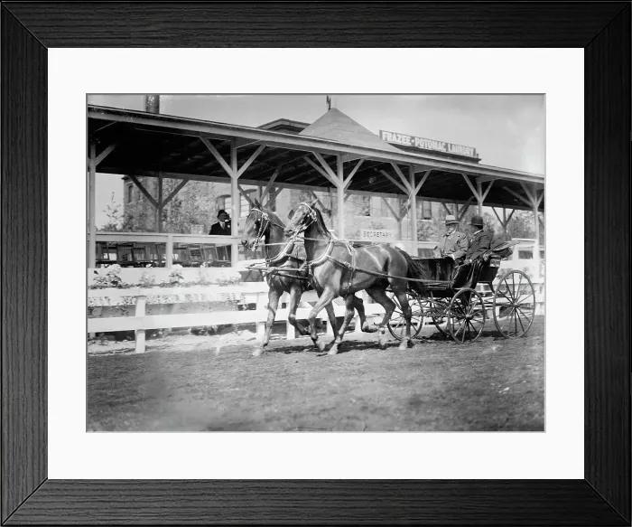 Framed Print : Horse Shows - Team Driven By General Nelson A. Miles, Left, with P. V. Degraw, 1912. Creator: Harris & Ewing. Horse Shows - Team Driven By General Nelson A. Miles, Left, with P. V. Degraw, 1912. Creator: Harris & Ewing Framed Print : Horse Shows - Team Driven By General Nelson A. Miles, Left, with P. V. Degraw, 1912. Creator: Harris & Ewing. Horse Shows - Team Driven By General Nelson A. Miles, Left, with P. V. Degraw, 1912. Creator: Harris & Ewing