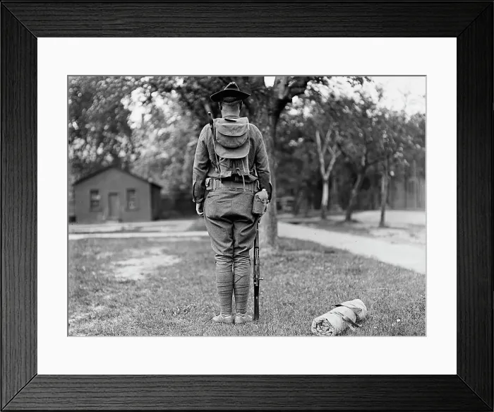Framed Print : U.S. Army Inspection, 1910. Creator: Harris & Ewing. U.S. Army Inspection, 1910. Creator: Harris & Ewing Framed Print : U.S. Army Inspection, 1910. Creator: Harris & Ewing. U.S. Army Inspection, 1910. Creator: Harris & Ewing