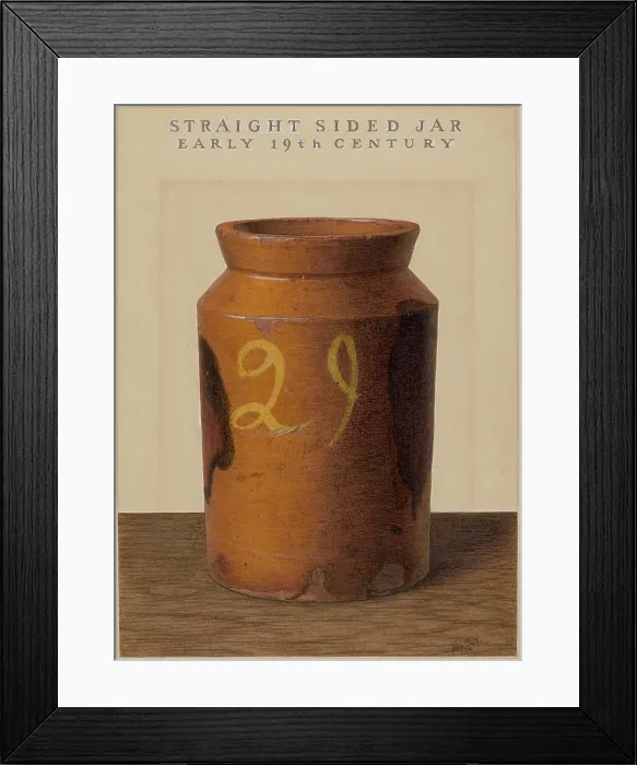 Framed Print : Preserve Jar, 1938. Creator: Philip Smith Framed Print : Preserve Jar, 1938. Creator: Philip Smith