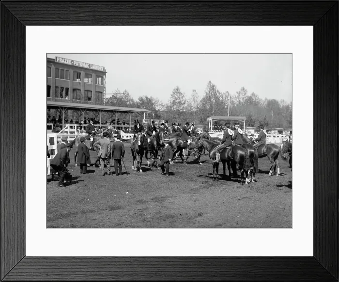 Framed Print : Horse Shows - Unidentified Entrant, 1912. Creator: Harris & Ewing. Horse Shows - Unidentified Entrant, 1912. Creator: Harris & Ewing Framed Print : Horse Shows - Unidentified Entrant, 1912. Creator: Harris & Ewing. Horse Shows - Unidentified Entrant, 1912. Creator: Harris & Ewing