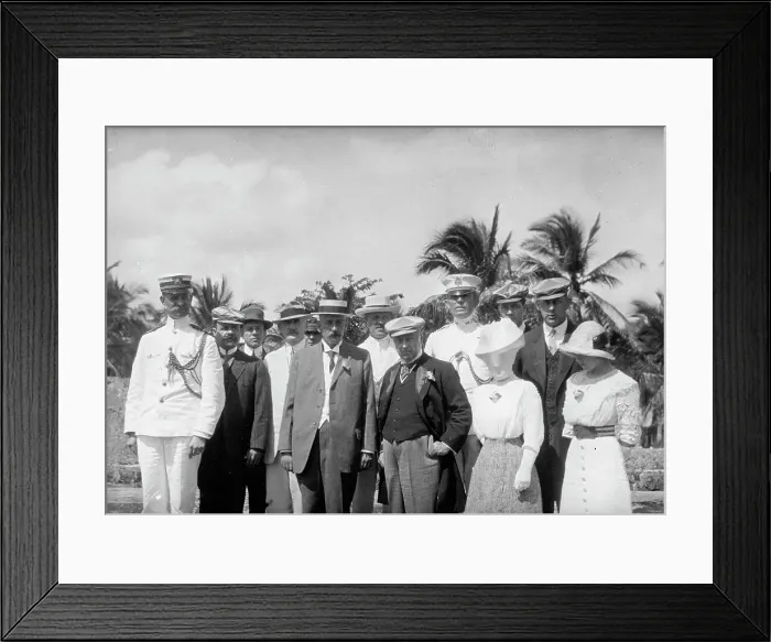 Framed Print : Philander C. Knox Visit To Central America And The West Indies - Knox In San Domingo, 1912. Creator: Harris & Ewing. Philander C. Knox Visit To Central America And The West Indies - Knox In San Domingo, 1912. Creator: Harris & Ewing Framed Print : Philander C. Knox Visit To Central America And The West Indies - Knox In San Domingo, 1912. Creator: Harris & Ewing. Philander C. Knox Visit To Central America And The West Indies - Knox In San Domingo, 1912. Creator: Harris & Ewing
