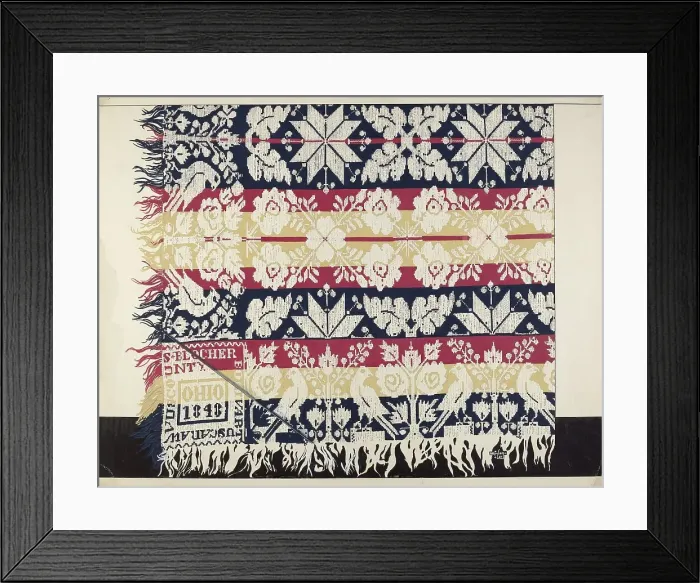 Framed Print : Coverlet, 1937. Creator: Ralph Atkinson Framed Print : Coverlet, 1937. Creator: Ralph Atkinson