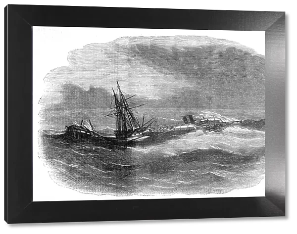 Wrecks off the Katscha, 1854. Creator: Smyth
