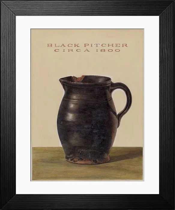 Framed Print : Pitcher, 1938. Creator: Philip Smith Framed Print : Pitcher, 1938. Creator: Philip Smith