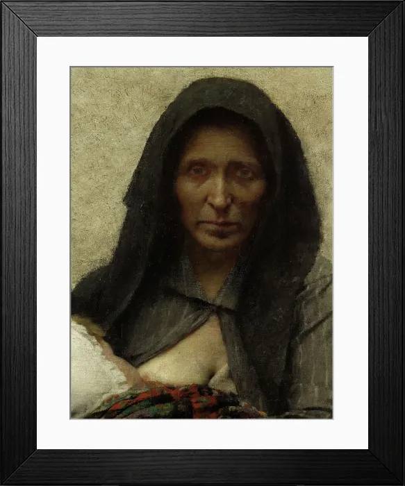 Framed Print : Sans asile, 1883. Creator: Fernand Pelez Framed Print : Sans asile, 1883. Creator: Fernand Pelez