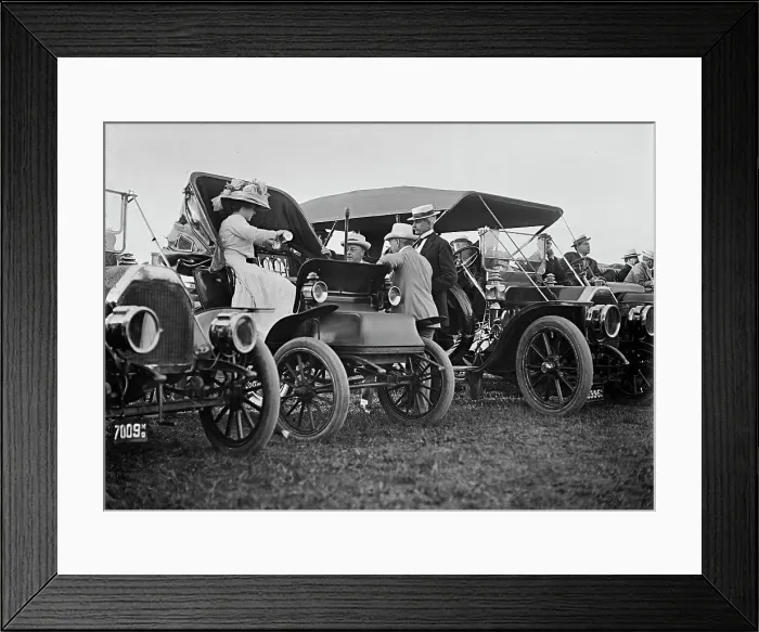 Framed Print : Wright Flights, Fort Myer, Va, July 1909. Spectators: Mrs. Longworth; Sec. Knox... Sec. Nagle. Creator: Harris & Ewing. Wright Flights, Fort Myer, Va, July 1909. Spectators: Mrs. Longworth; Sec. Knox... Sec. Nagle. Creator: Harris & Ewing Framed Print : Wright Flights, Fort Myer, Va, July 1909. Spectators: Mrs. Longworth; Sec. Knox... Sec. Nagle. Creator: Harris & Ewing. Wright Flights, Fort Myer, Va, July 1909. Spectators: Mrs. Longworth; Sec. Knox... Sec. Nagle. Creator: Harris & Ewing