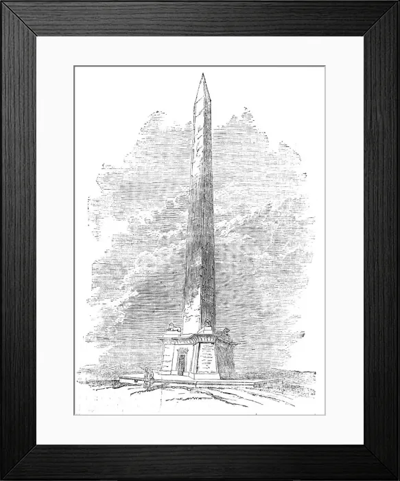 Framed Print : Wellington Monument, Wellington, Somerset, 1854. Creator: Unknown Framed Print : Wellington Monument, Wellington, Somerset, 1854. Creator: Unknown