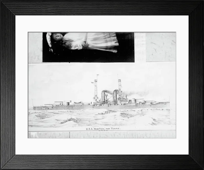 Framed Print : U.S.S. New York - Picture of Proposed Sister Ships New York And Texas, 1912. Creator: Harris & Ewing. U.S.S. New York - Picture of Proposed Sister Ships New York And Texas, 1912. Creator: Harris & Ewing Framed Print : U.S.S. New York - Picture of Proposed Sister Ships New York And Texas, 1912. Creator: Harris & Ewing. U.S.S. New York - Picture of Proposed Sister Ships New York And Texas, 1912. Creator: Harris & Ewing