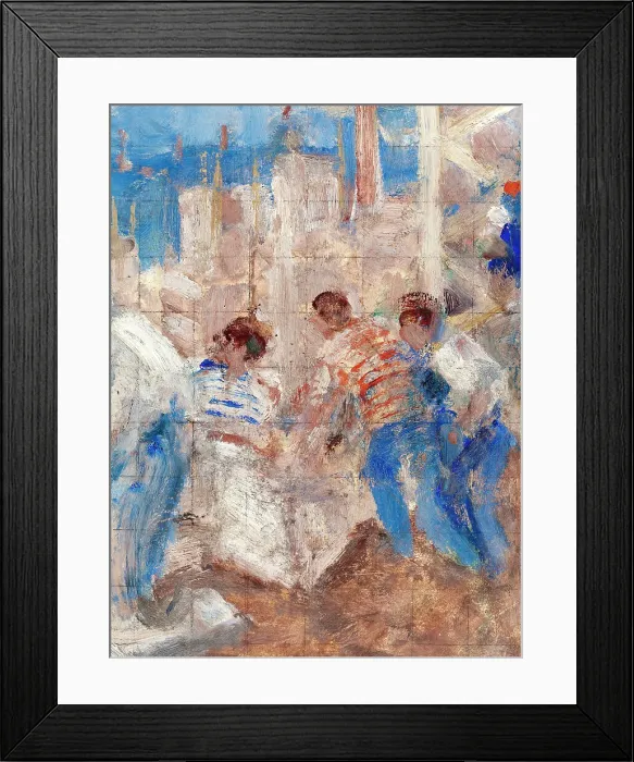 Framed Print : Mans work: Sketch for the boy's school in rue Kuss, 13th arrondissement of Paris, 1933. Creator: Jean Alfred Adler Framed Print : Mans work: Sketch for the boy's school in rue Kuss, 13th arrondissement of Paris, 1933. Creator: Jean Alfred Adler