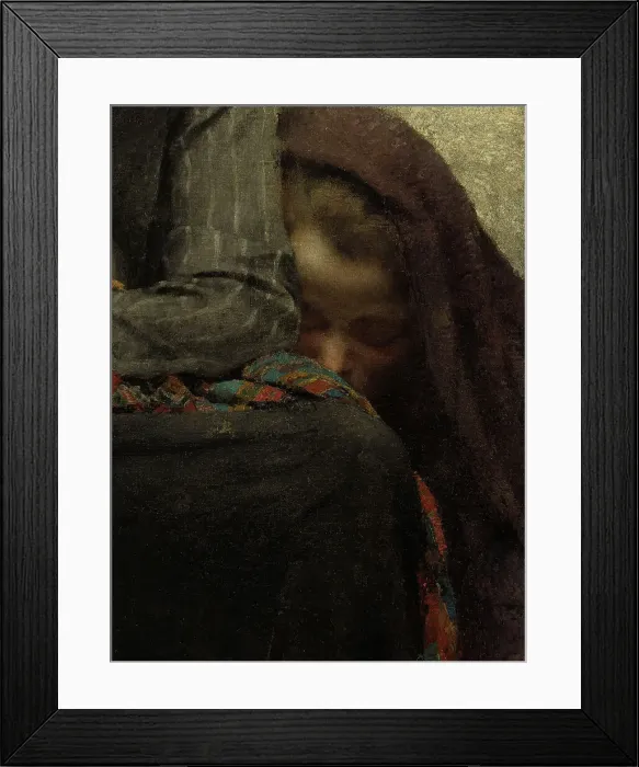 Framed Print : Sans asile, 1883. Creator: Fernand Pelez Framed Print : Sans asile, 1883. Creator: Fernand Pelez