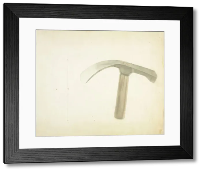 Framed Print : Hand Forged Adze, c. 1936. Creator: Donald Streeter Framed Print : Hand Forged Adze, c. 1936. Creator: Donald Streeter