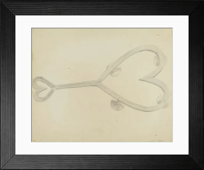 Framed Print : Trivet, c. 1936. Creator: Donald Streeter Framed Print : Trivet, c. 1936. Creator: Donald Streeter