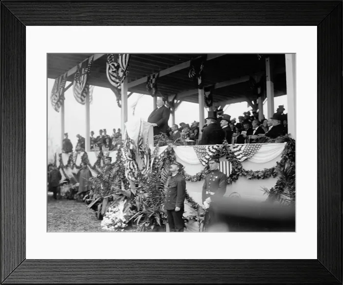 Framed Print : John Paul Jones - Dedication of Monument, 4 / 17 / 12 - Taft Speaking, 1912 April 17. Creator: Harris & Ewing. John Paul Jones - Dedication of Monument, 4 / 17 / 12 - Taft Speaking, 1912 April 17. Creator: Harris & Ewing Framed Print : John Paul Jones - Dedication of Monument, 4 / 17 / 12 - Taft Speaking, 1912 April 17. Creator: Harris & Ewing. John Paul Jones - Dedication of Monument, 4 / 17 / 12 - Taft Speaking, 1912 April 17. Creator: Harris & Ewing