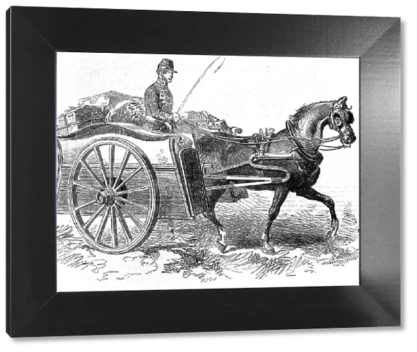 Patent Military Foraging-Cart, 1854. Creator: Unknown