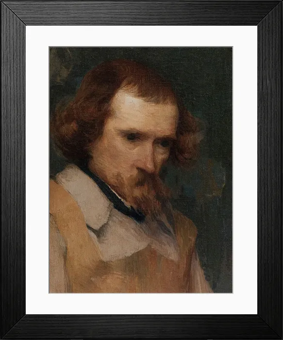 Framed Print : Portrait of the sculptor Jean Dampt, 1894. Creator: Edmond Francois Aman-Jean Framed Print : Portrait of the sculptor Jean Dampt, 1894. Creator: Edmond Francois Aman-Jean
