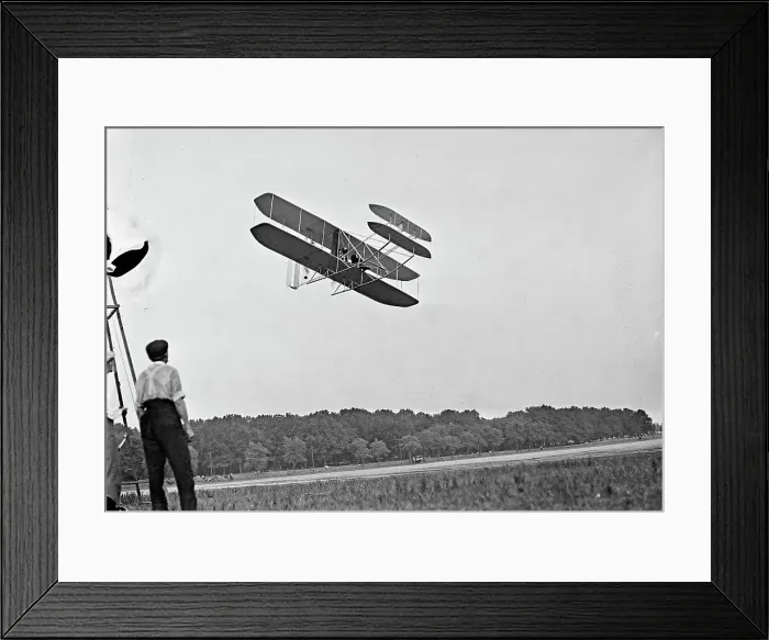Framed Print : Wright Flights, Fort Myer, Va, July 1909 - First Army Flights, 1909 July. Creator: Harris & Ewing. Wright Flights, Fort Myer, Va, July 1909 - First Army Flights, 1909 July. Creator: Harris & Ewing Framed Print : Wright Flights, Fort Myer, Va, July 1909 - First Army Flights, 1909 July. Creator: Harris & Ewing. Wright Flights, Fort Myer, Va, July 1909 - First Army Flights, 1909 July. Creator: Harris & Ewing