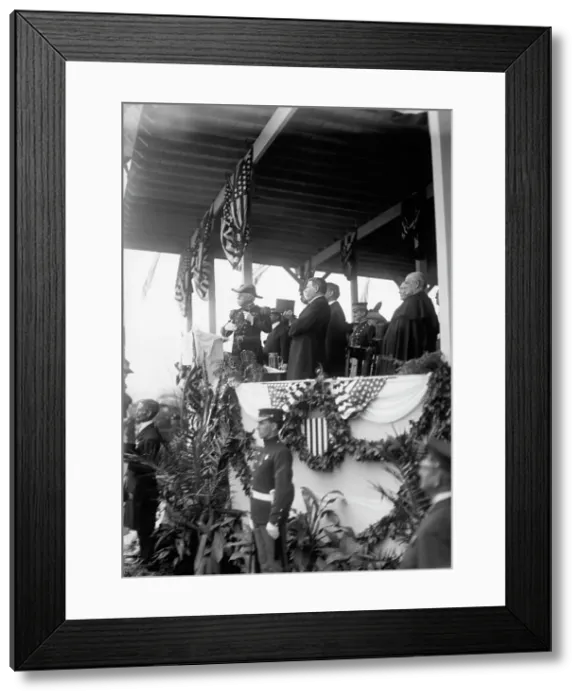 Framed Print : John Paul Jones - Dedication of Monument, Dewey; Porter; Father Russell At Right, 1912 April. Creator: Harris & Ewing. John Paul Jones - Dedication of Monument, Dewey; Porter; Father Russell At Right, 1912 April. Creator: Harris & Ewing Framed Print : John Paul Jones - Dedication of Monument, Dewey; Porter; Father Russell At Right, 1912 April. Creator: Harris & Ewing. John Paul Jones - Dedication of Monument, Dewey; Porter; Father Russell At Right, 1912 April. Creator: Harris & Ewing