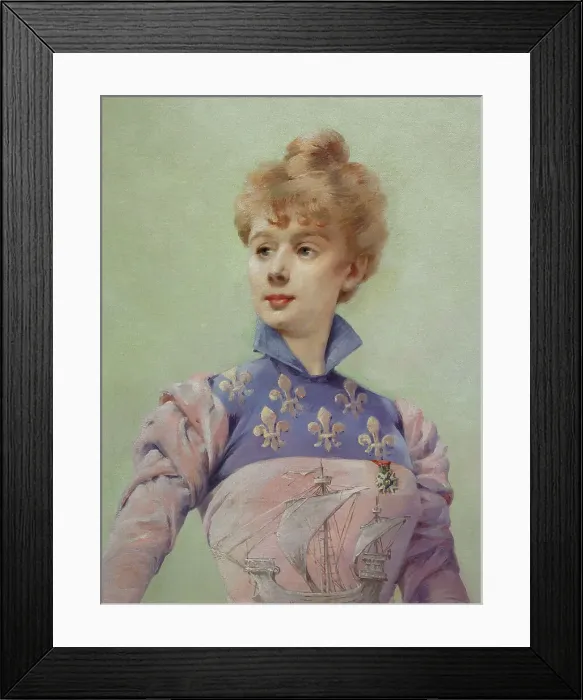Framed Print : Allegory of the city of Paris, 1901. Creator: Louise Abbema Framed Print : Allegory of the city of Paris, 1901. Creator: Louise Abbema