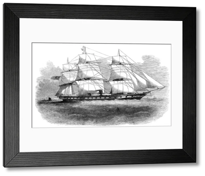 Framed Print : The Screw Steam-Ship Prince, wrecked off Balaclava Harbour, 1854. Creator: Unknown. The Screw Steam-Ship Prince, wrecked off Balaclava Harbour, 1854. Creator: Unknown Framed Print : The Screw Steam-Ship Prince, wrecked off Balaclava Harbour, 1854. Creator: Unknown. The Screw Steam-Ship Prince, wrecked off Balaclava Harbour, 1854. Creator: Unknown