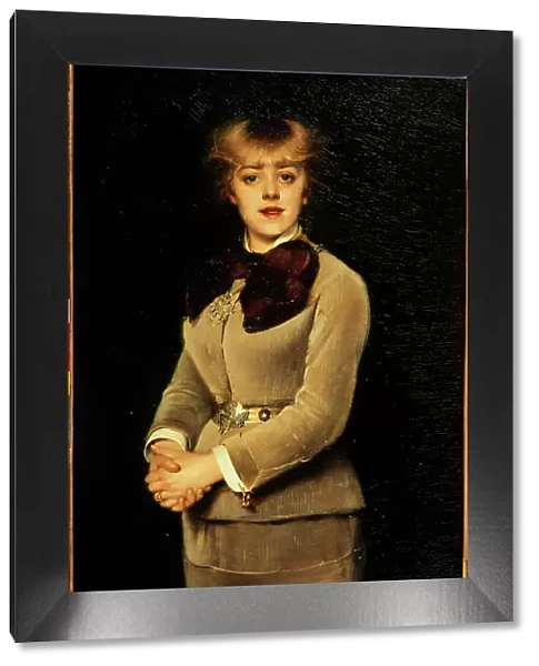 Portrait of Jeanne Samary (1857-1890), member of the Comédie-Française, c1879. Creator: Louise Abbema