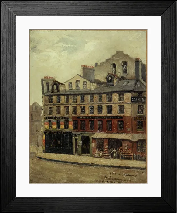 Framed Print : 12, rue Transnonain. (62, rue Beaubourg), c1900. Creator: G Albaret Framed Print : 12, rue Transnonain. (62, rue Beaubourg), c1900. Creator: G Albaret