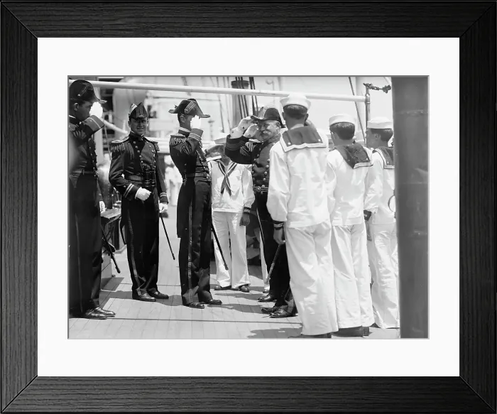 Framed Print : German Squadron Visit To U.S. Rear Adm. - Wardar Arriving On Mayflower, 1912. Creator: Harris & Ewing. German Squadron Visit To U.S. Rear Adm. - Wardar Arriving On Mayflower, 1912. Creator: Harris & Ewing Framed Print : German Squadron Visit To U.S. Rear Adm. - Wardar Arriving On Mayflower, 1912. Creator: Harris & Ewing. German Squadron Visit To U.S. Rear Adm. - Wardar Arriving On Mayflower, 1912. Creator: Harris & Ewing