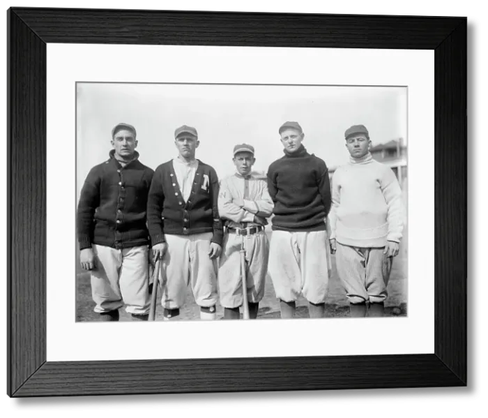 Framed Print : Bob Austin (Likely Robert V.), Vic Bickers (Maybe), Merito Acosta, Joe Gedeon, And... ca. 1913. Creator: Harris & Ewing. Bob Austin (Likely Robert V.), Vic Bickers (Maybe), Merito Acosta, Joe Gedeon, And... ca. 1913. Creator: Harris & Ewing Framed Print : Bob Austin (Likely Robert V.), Vic Bickers (Maybe), Merito Acosta, Joe Gedeon, And... ca. 1913. Creator: Harris & Ewing. Bob Austin (Likely Robert V.), Vic Bickers (Maybe), Merito Acosta, Joe Gedeon, And... ca. 1913. Creator: Harris & Ewing
