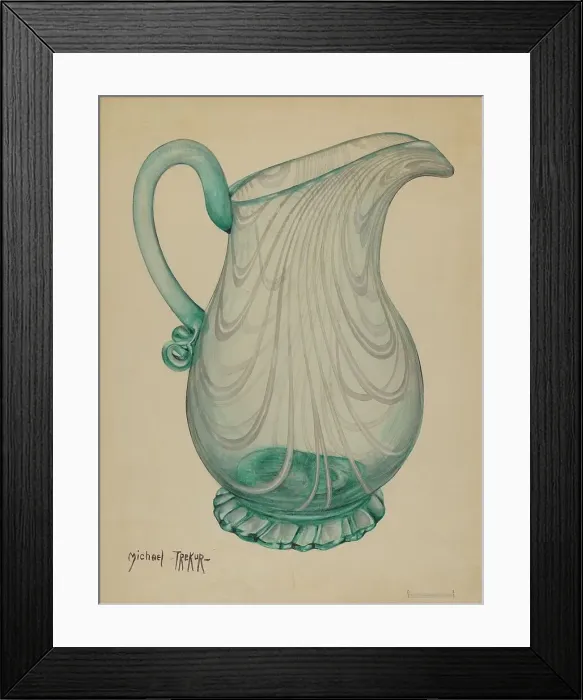 Framed Print : Pitcher, c. 1936. Creator: Michael Trekur Framed Print : Pitcher, c. 1936. Creator: Michael Trekur