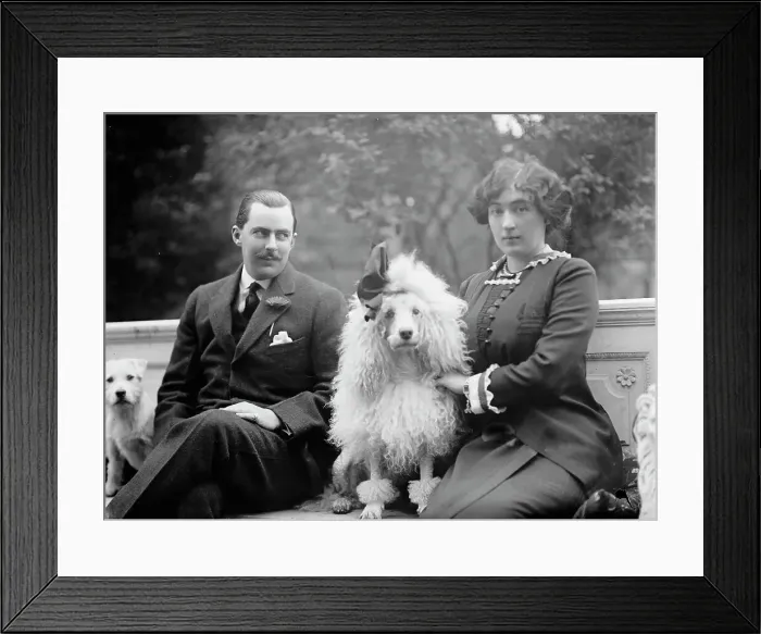 Framed Print : Edward Beale McLean with Mrs. McLean, 1912. Creator: Harris & Ewing. Edward Beale McLean with Mrs. McLean, 1912. Creator: Harris & Ewing Framed Print : Edward Beale McLean with Mrs. McLean, 1912. Creator: Harris & Ewing. Edward Beale McLean with Mrs. McLean, 1912. Creator: Harris & Ewing