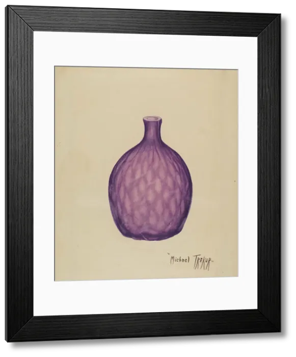 Framed Print : Flask, c. 1936. Creator: Michael Trekur Framed Print : Flask, c. 1936. Creator: Michael Trekur